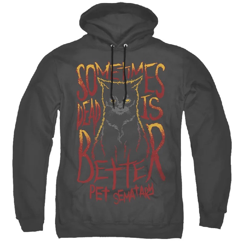 Online Exclusive Pet Sematary Hoodie Dead is Better Cat Black Hoody