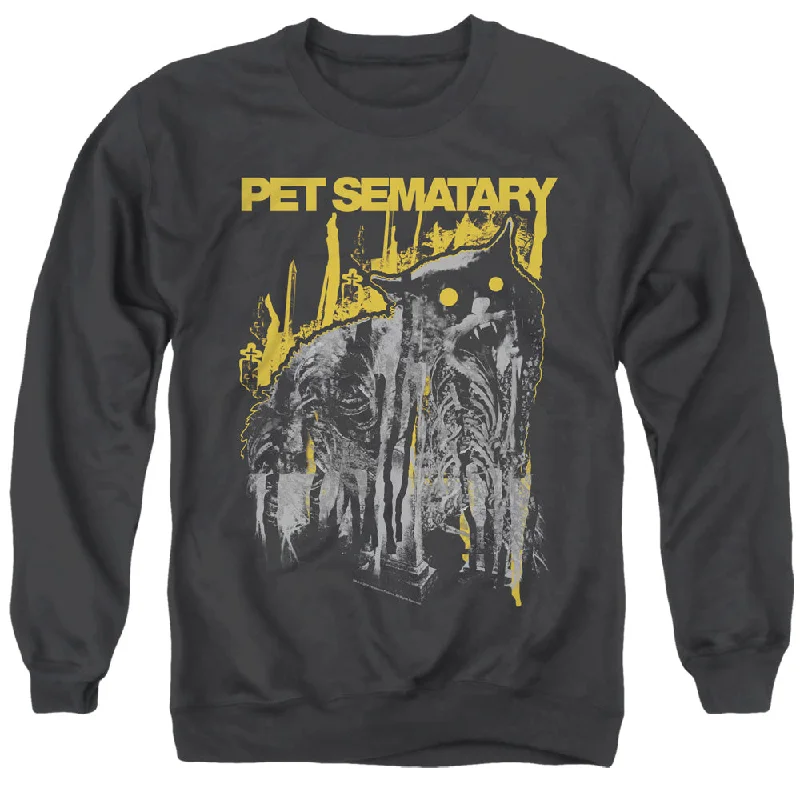 Special Buy Pet Sematary Sweatshirt Decayed Cat Black Pullover
