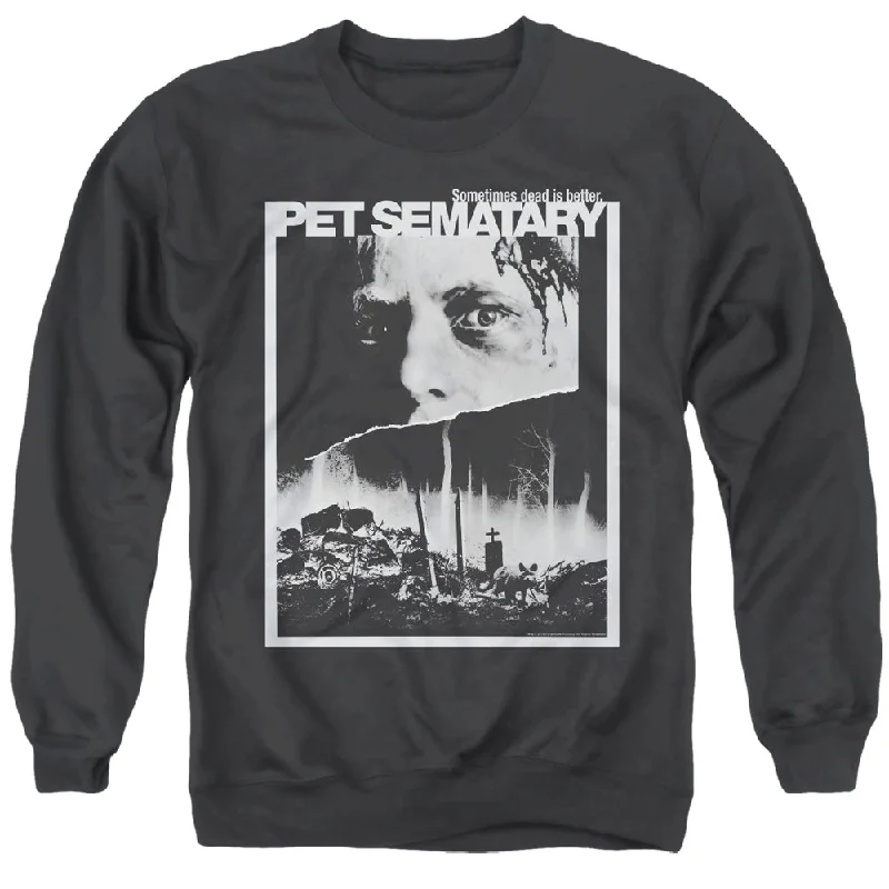 Price Slash Pet Sematary Sweatshirt Movie Poster Artwork Black Pullover