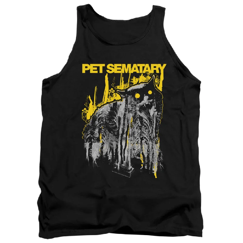 Price Blitz Pet Sematary Tanktop Decayed Cat Black Tank