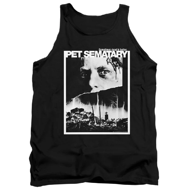 Limited Quantity Pet Sematary Tanktop Movie Poster Artwork Black Tank