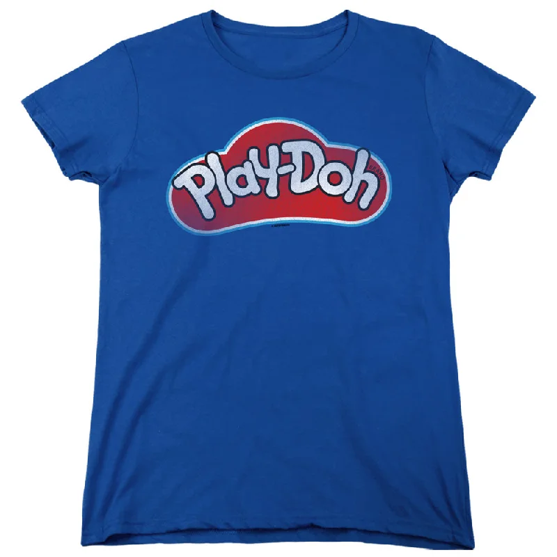 Special Savings Play Doh Womens T-Shirt Vintage Logo Royal Tee