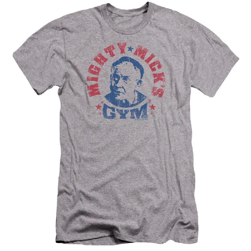 Savings Galore Rocky Canvas T-Shirt Vintage Mighty Micks Gym Athletic Heather