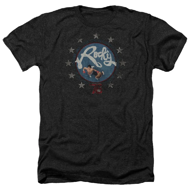 Closeout Rocky Heather T-Shirt Balboa and Creed in the Ring Black Tee