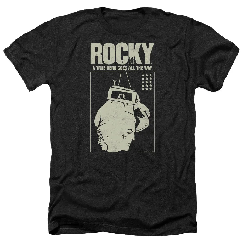 Super Deal Rocky Heather T-Shirt True Hero Black Tee