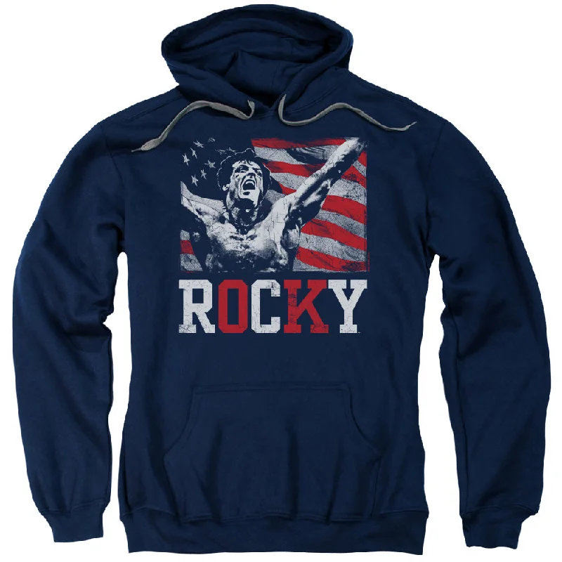 The Best Prices Rocky Hoodie Flag Champion Navy Hoody