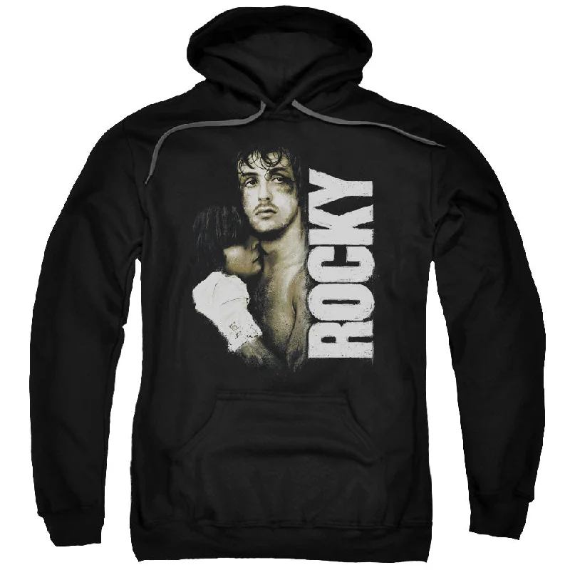 Today’s Deal Rocky Hoodie Serious Portrait Black Hoody