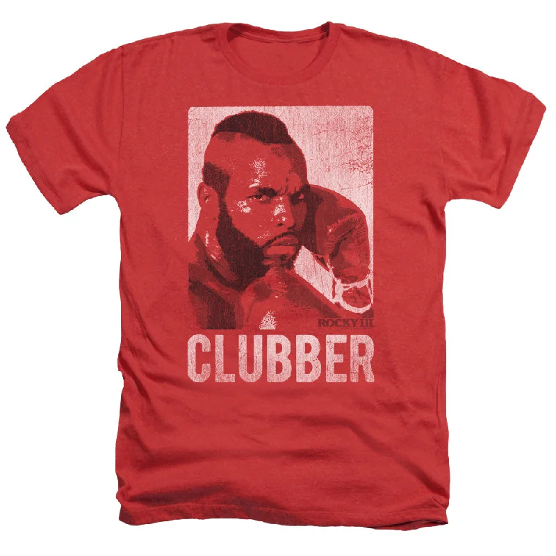 Blowout Sale Rocky III Heather T-Shirt Vintage Photo Red Tee