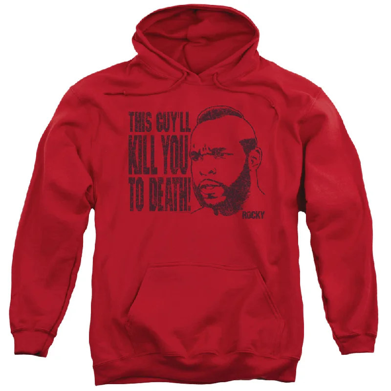 Don't Wait Rocky III Hoodie Kill You To Death Red Hoody
