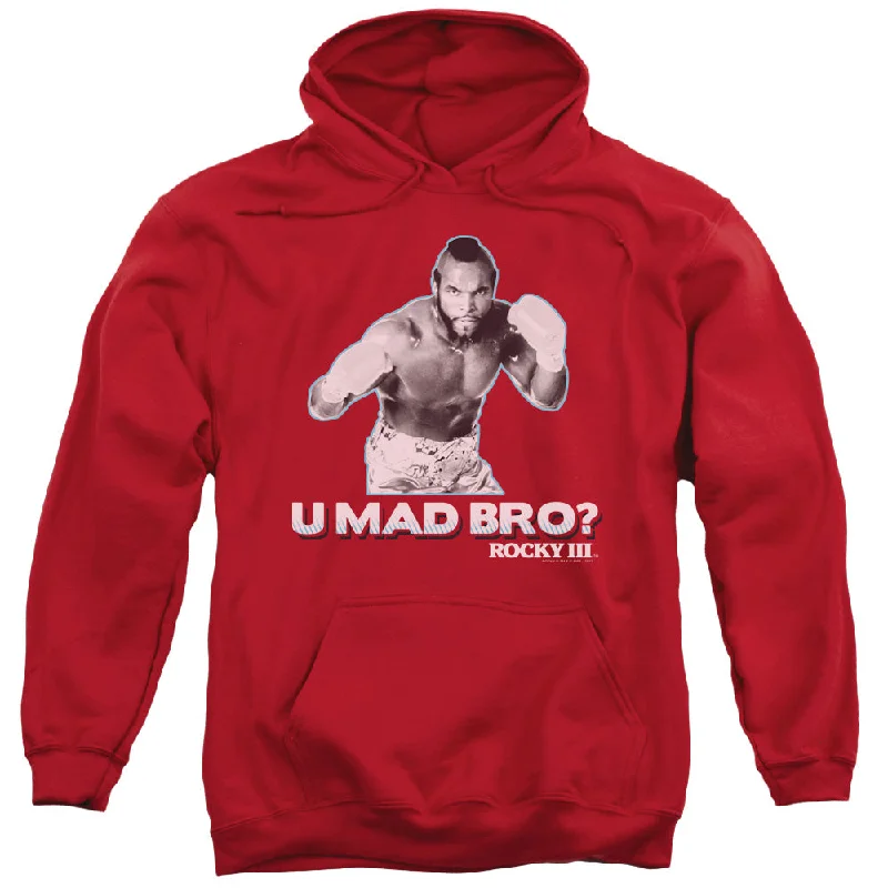 Great Deals Rocky III Hoodie U Mad Bro Red Hoody
