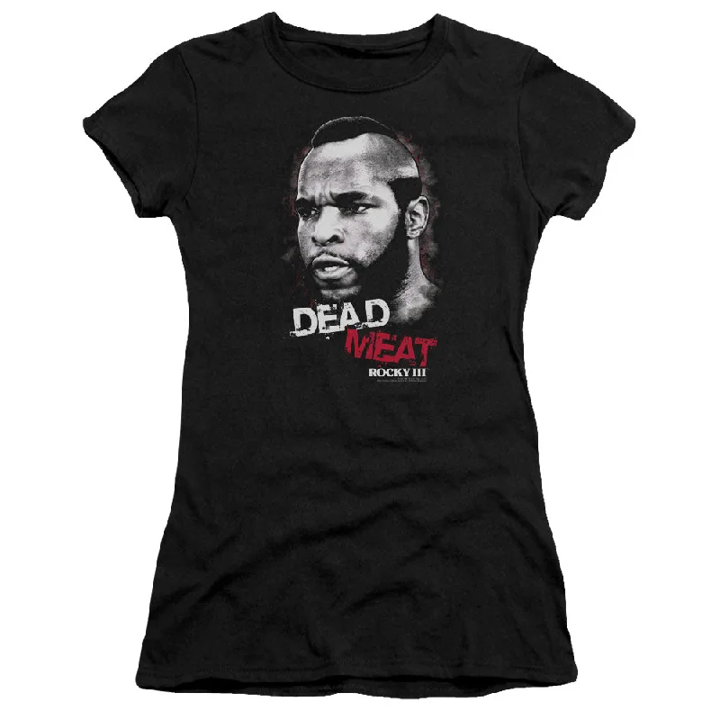 Bargain Prices Rocky III Juniors T-Shirt Dead Meat Black Premium Tee
