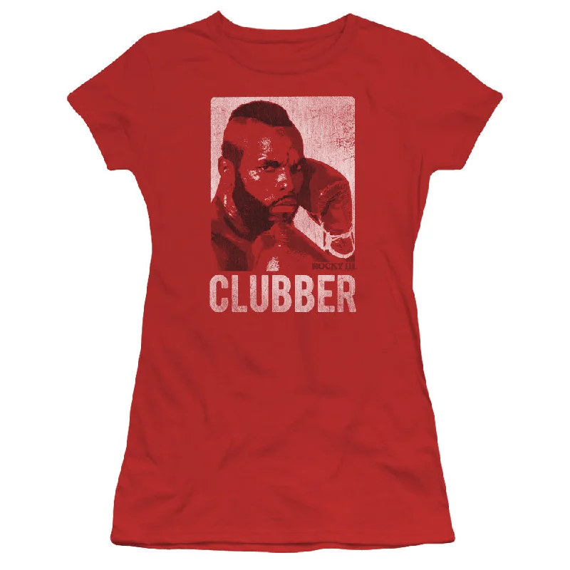 Price Blitz Rocky III Juniors T-Shirt Vintage Photo Red Tee