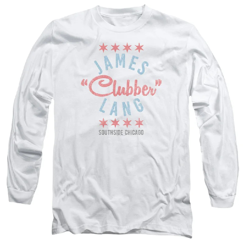 Members Only Rocky III Long Sleeve T-Shirt James Clubber Lang White Tee