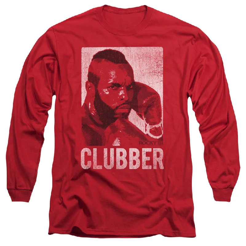 Anniversary Sale Rocky III Long Sleeve T-Shirt Vintage Photo Red Tee