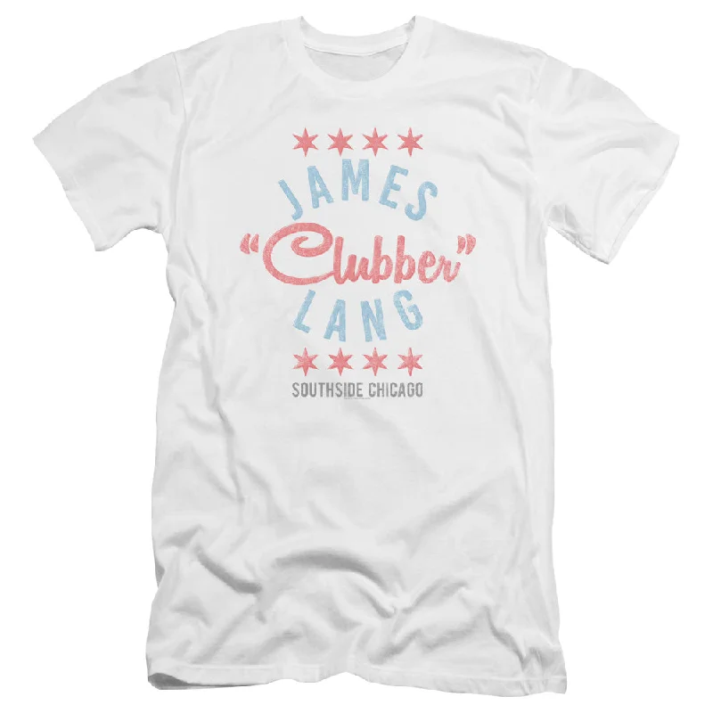Super Savings Rocky III Premium Canvas T-Shirt James Clubber Lang White Tee