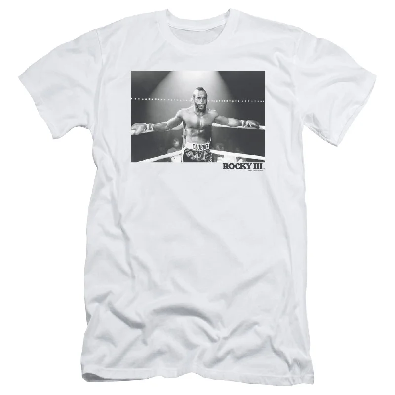 Super Sale Rocky III Slim Fit T-Shirt Clubber In The Ring White Tee