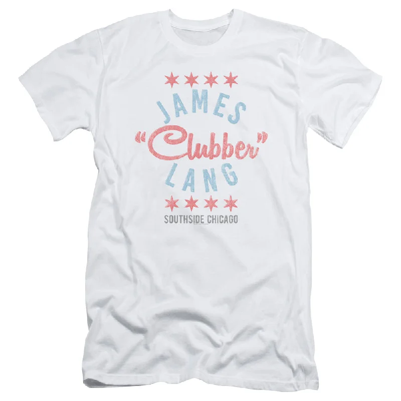 Clearance Event Rocky III Slim Fit T-Shirt James Clubber Lang White Tee