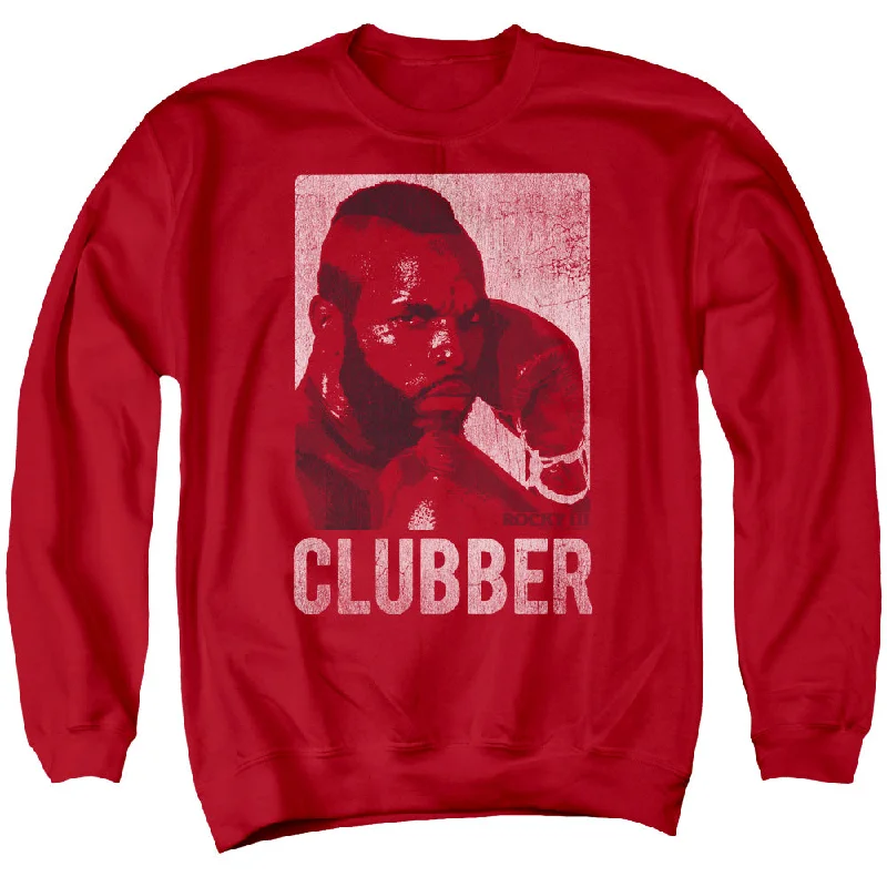 Limited Time Discount Rocky III Sweatshirt Vintage Photo Red Pullover