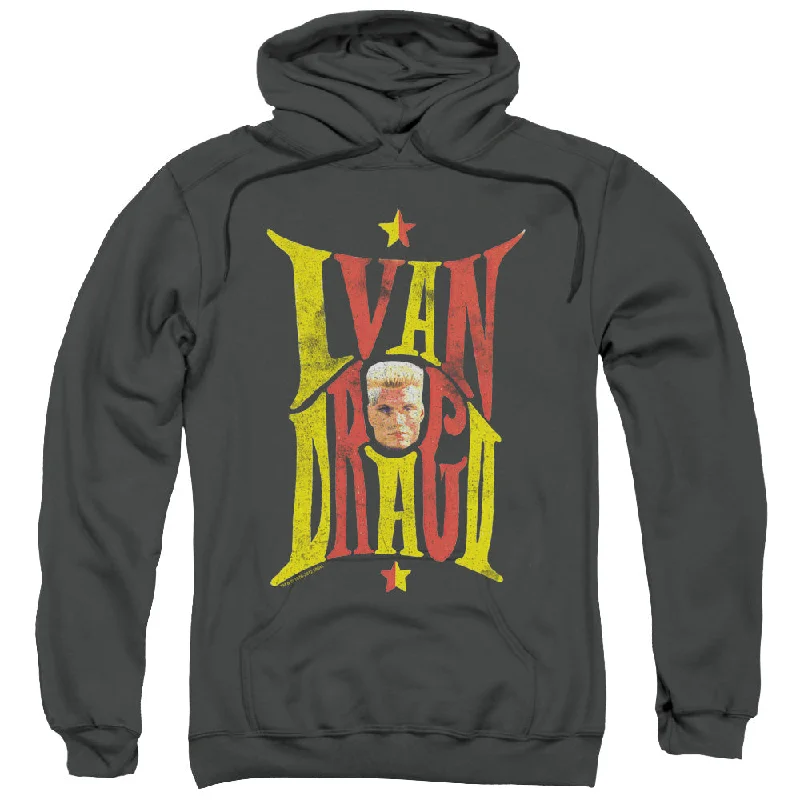Doorbuster Deal Rocky IV Hoodie Ivan Drago Colored Name Charcoal Hoody