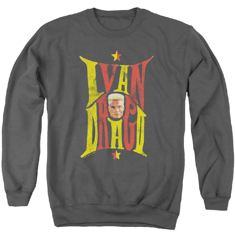 Price Slash Rocky IV Sweatshirt Ivan Drago Colored Name Charcoal Pullover