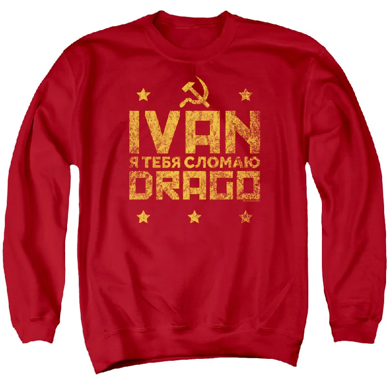 Today’s Deal Rocky IV Sweatshirt Ivan Drago Hammer and Sickle Red Pullover