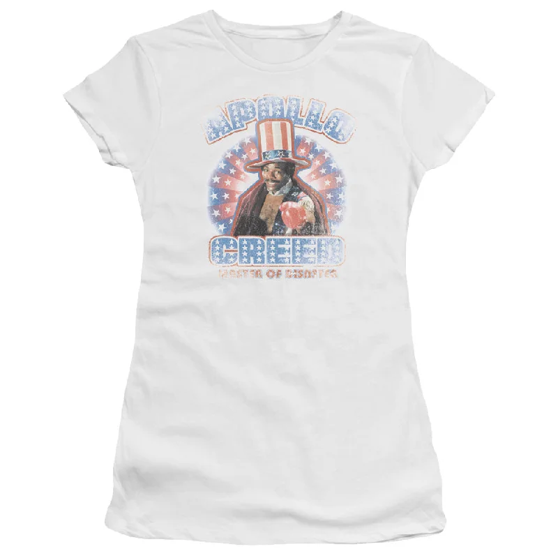 Discount Deals Rocky Juniors T-Shirt Apollo Creed American White Premium Tee