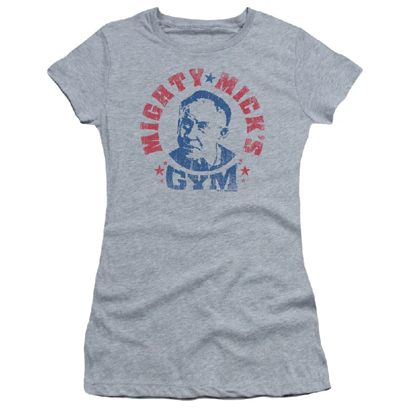 Super Bargain Rocky Juniors T-Shirt Vintage Mighty Micks Gym Athletic Heather Tee