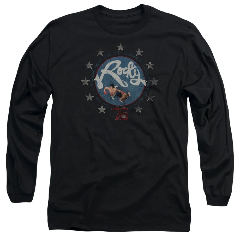 Take Advantage Rocky Long Sleeve T-Shirt Balboa and Creed in the Ring Black Tee