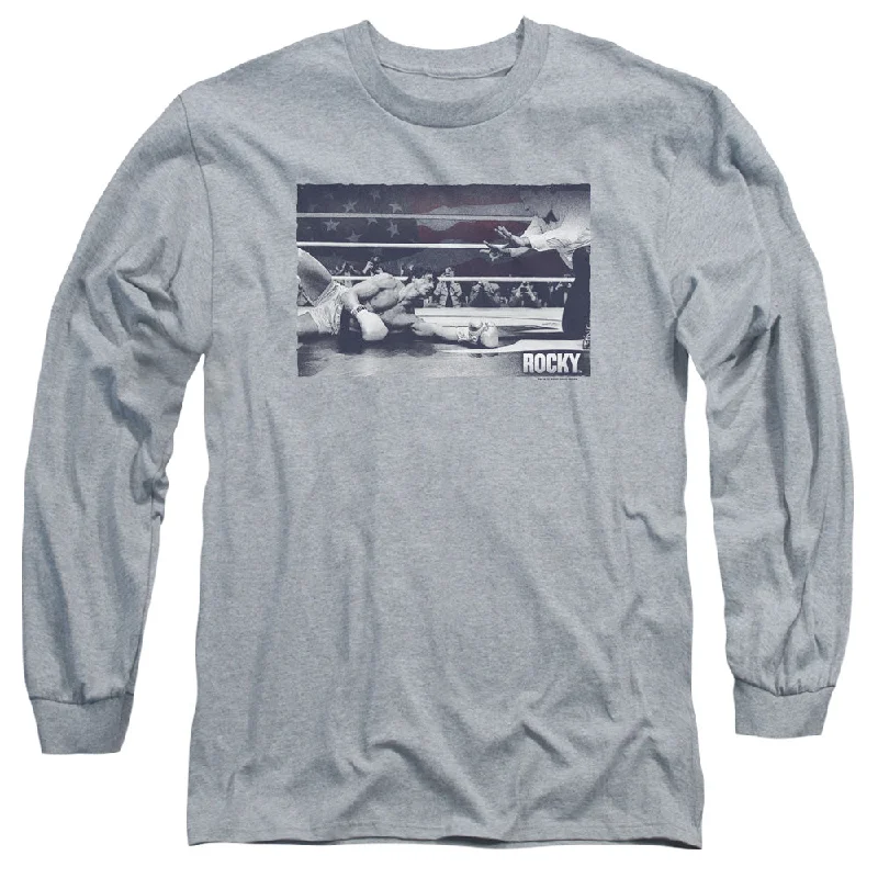 Crazy Deals Rocky Long Sleeve T-Shirt Rocky Down Athletic Heather Tee