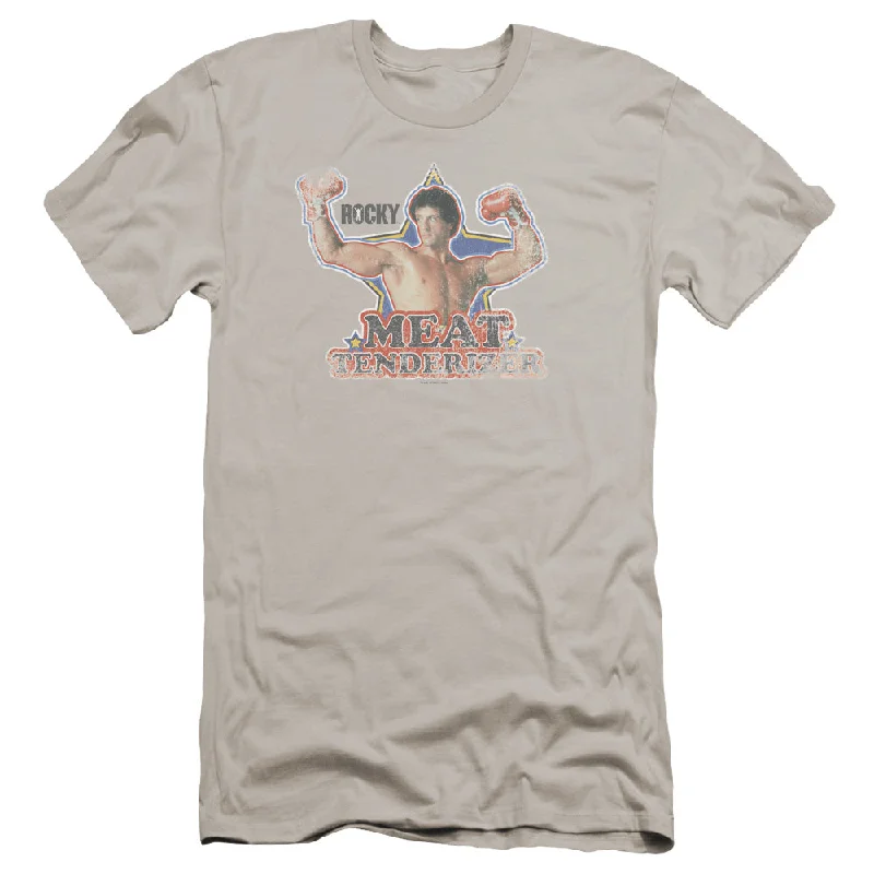Savings Event Rocky Premium Canvas T-Shirt Meat Tenderizer Silver Tee