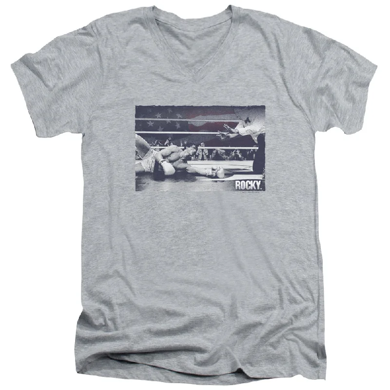 Big Discounts Rocky Slim Fit V-Neck T-Shirt Rocky Down Athletic Heather Tee