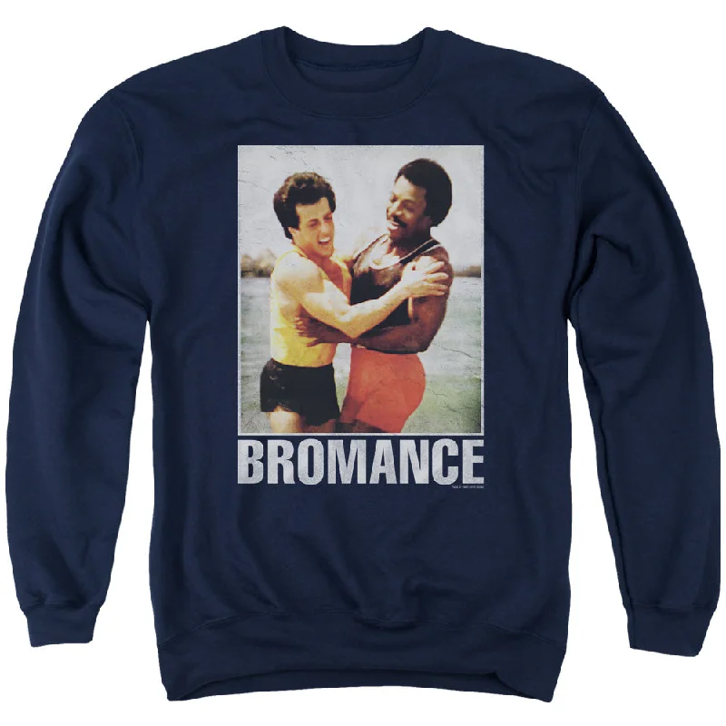 Limited Availability Rocky Sweatshirt Balboa and Creed Bromance Navy Pullover