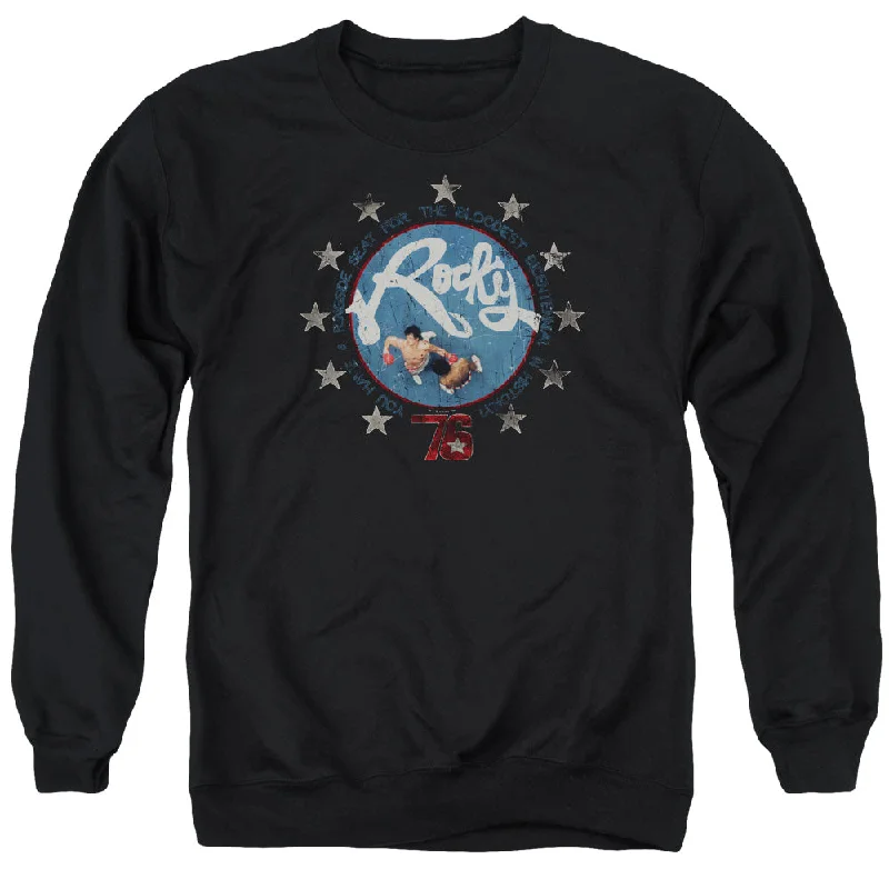 Flash Deals Rocky Sweatshirt Balboa and Creed in the Ring Black Pullover