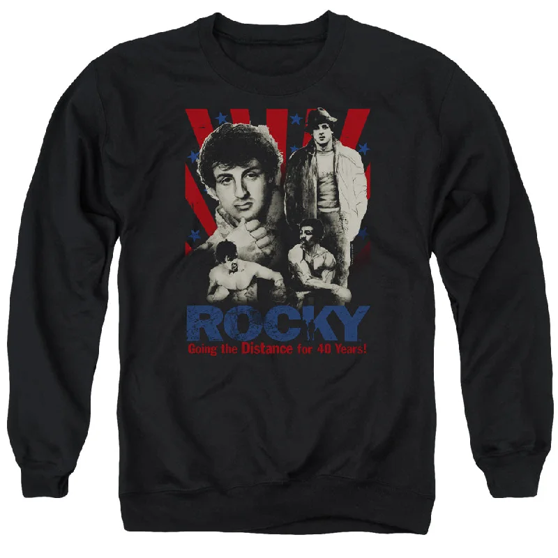 Instant Discount Rocky Sweatshirt Going the Distance Black Pullover
