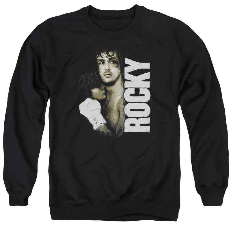 Unbeatable Prices Rocky Sweatshirt Serious Portrait Black Pullover
