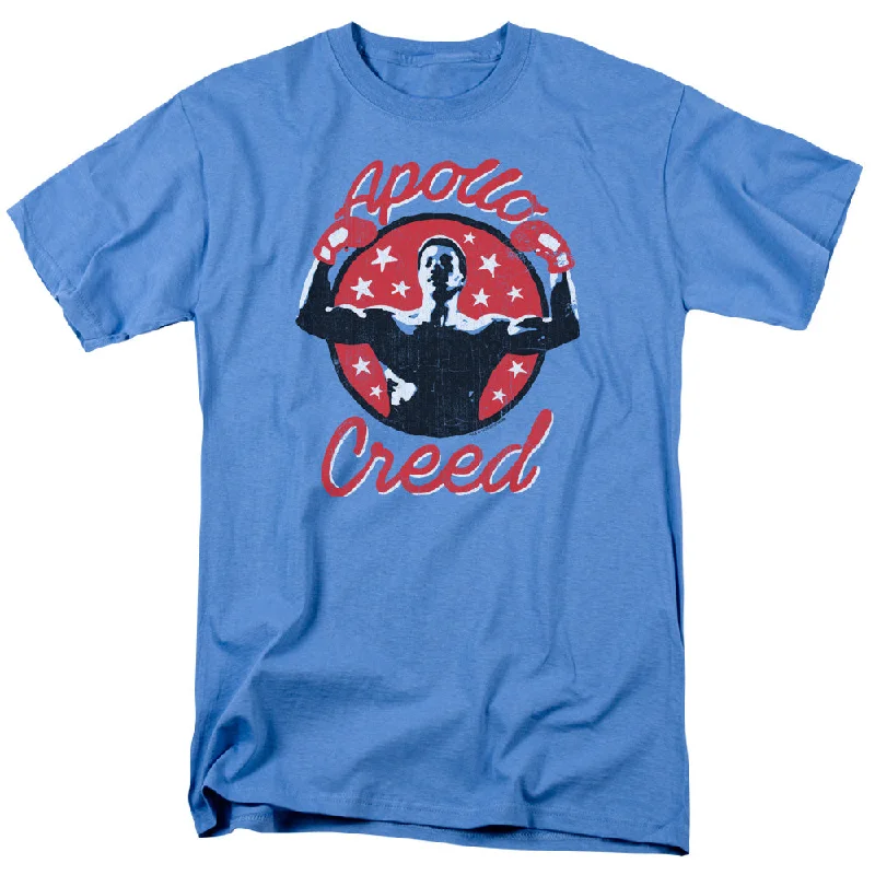 Final Clearance Rocky T-Shirt Apollo Creed Star Carolina Blue Tee