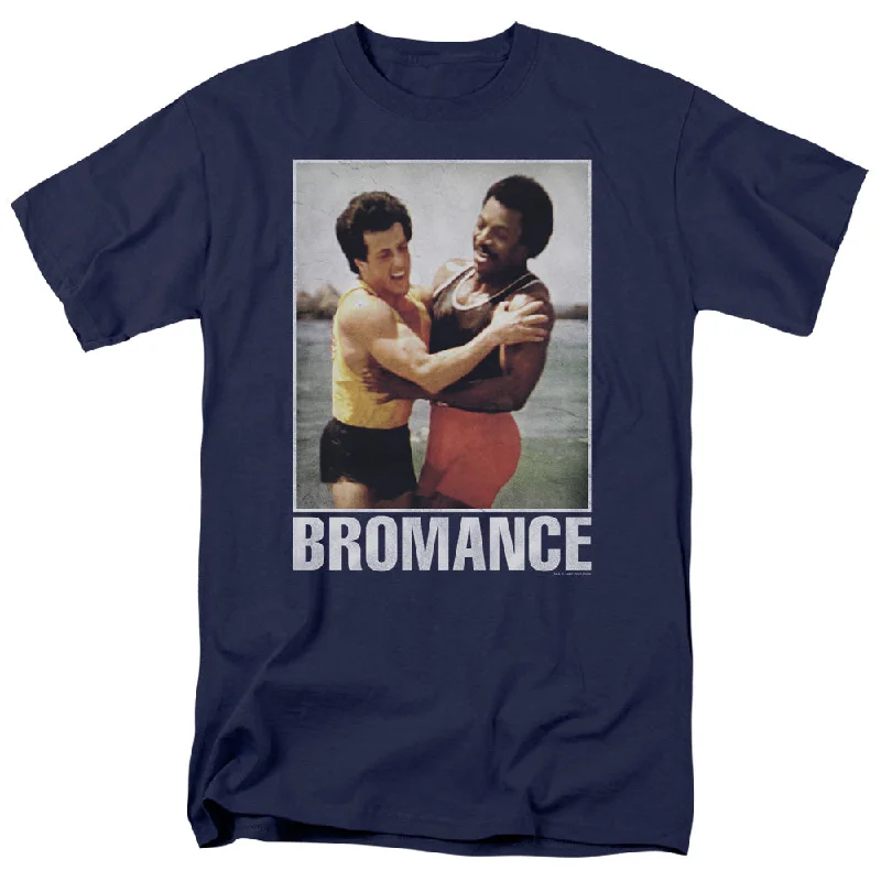 Unbeatable Prices Rocky T-Shirt Balboa and Creed Bromance Navy Tee