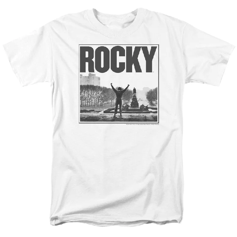 Sale Event Rocky T-Shirt Top of the Stairs White Tee