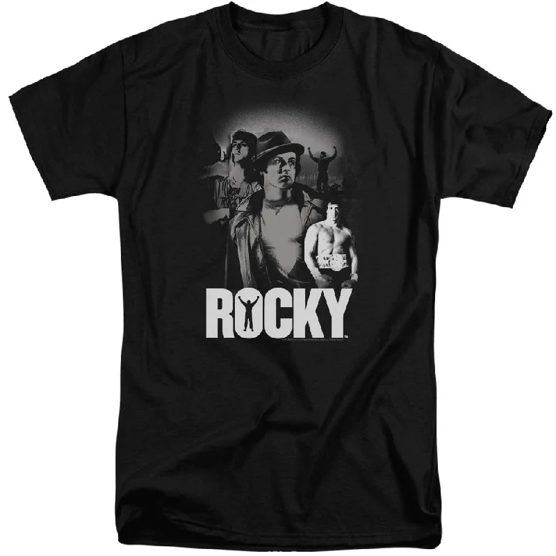 Special Buy Rocky Tall T-Shirt Champion Collage Black Tee