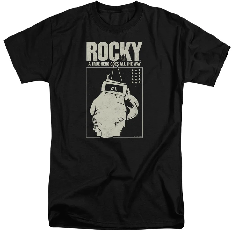 TIME-Limited Offer Rocky Tall T-Shirt True Hero Black Tee