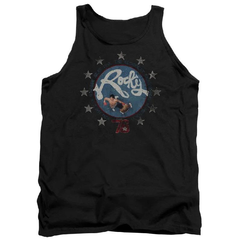 Crazy Deals Rocky Tanktop Balboa and Creed in the Ring Black Tank
