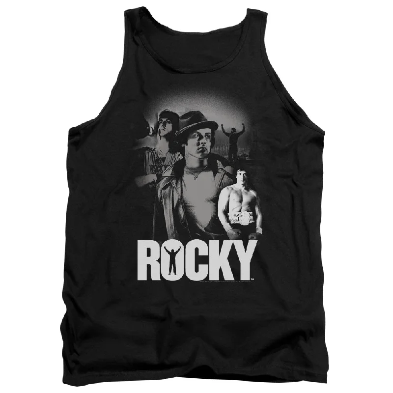 Markdown Madness Rocky Tanktop Champion Collage Black Tank
