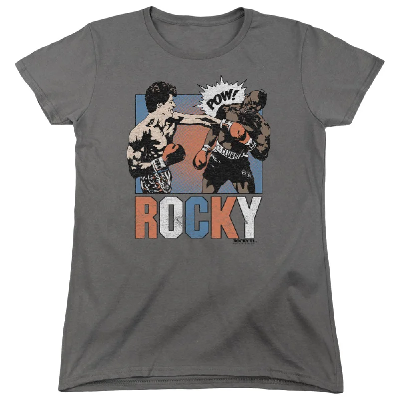 Daily Deals Rocky Womens T-Shirt Pow Charcoal Tee