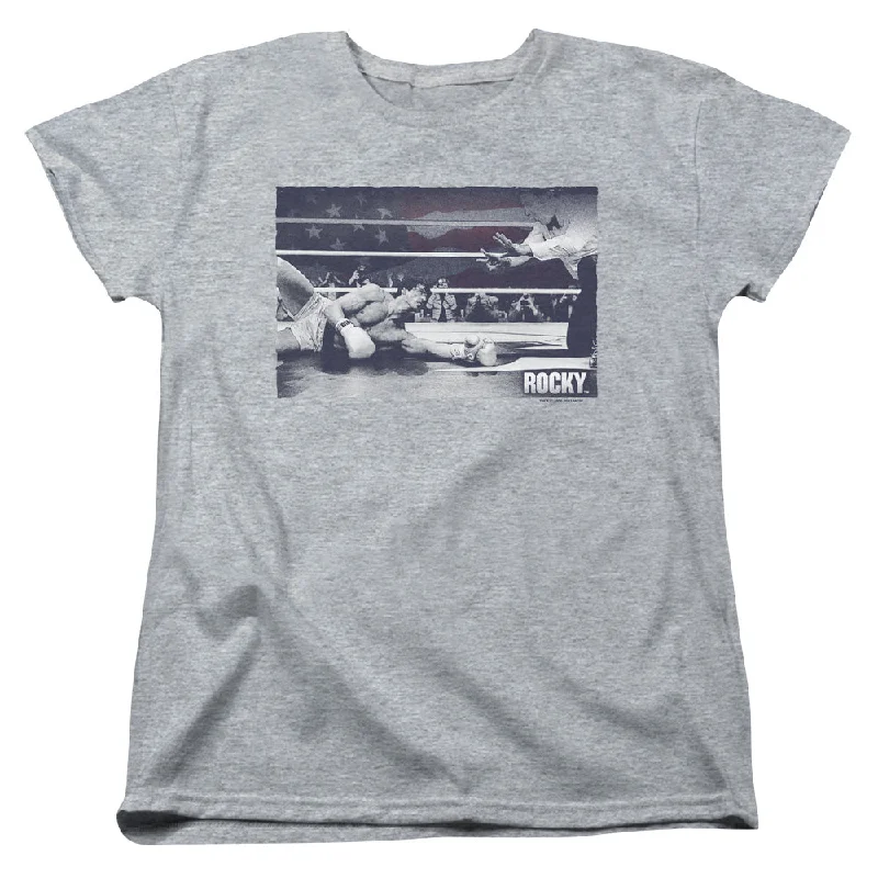 Big Discounts Rocky Womens T-Shirt Rocky Down Athletic Heather Tee