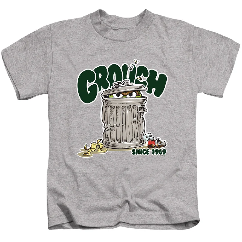 Special Discount Sesame Street Boys T-Shirt Grouch Since 1969 Heather Tee