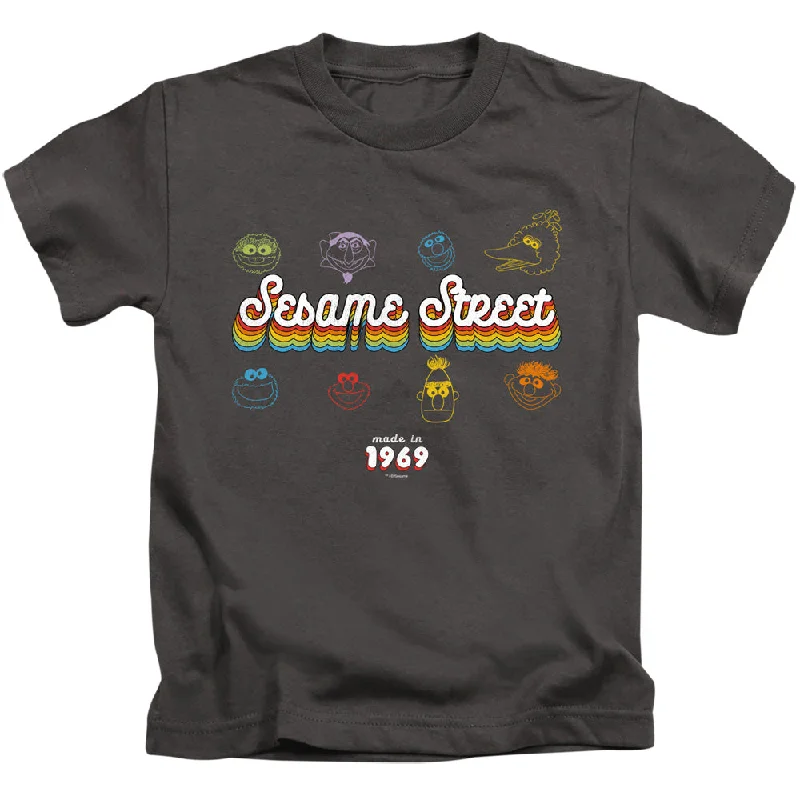 Huge Discounts Sesame Street Boys T-Shirt Made in 1969 Charcoal Tee