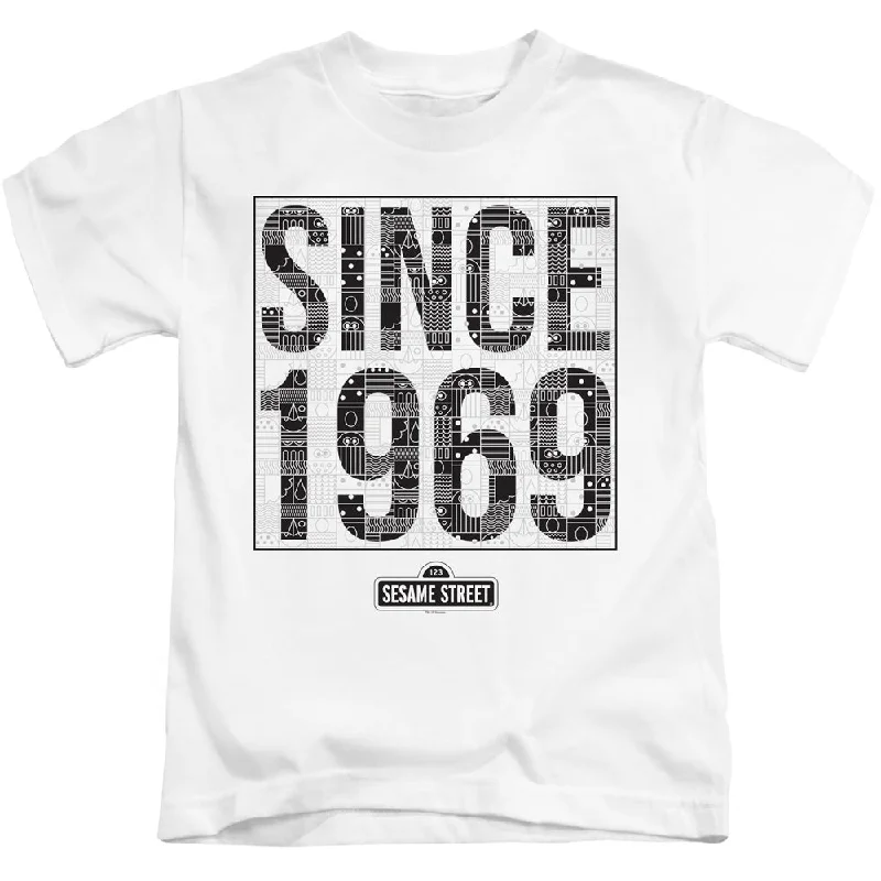 Amazing Deals Sesame Street Boys T-Shirt Since 1969 White Tee
