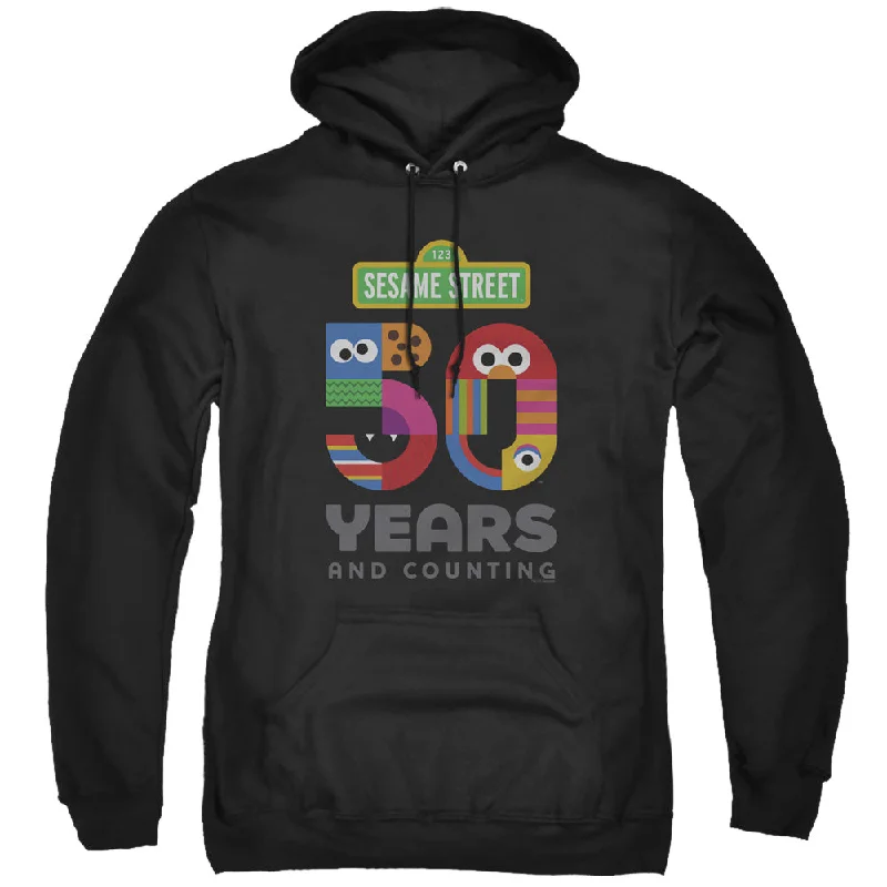 Reduced Prices Sesame Street Hoodie 50th Anniversary Logo Black Hoody