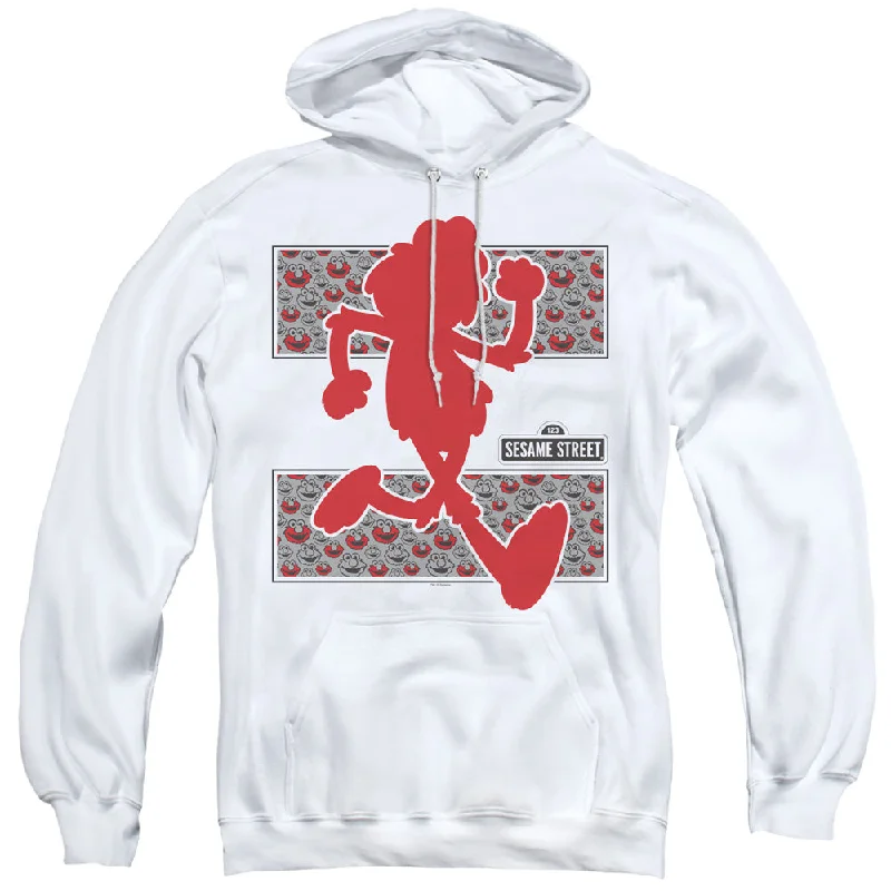 Steals and Deals Sesame Street Hoodie Elmo Runs White Hoody