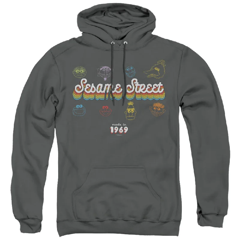 Best Bargains Sesame Street Hoodie Made in 1969 Charcoal Hoody